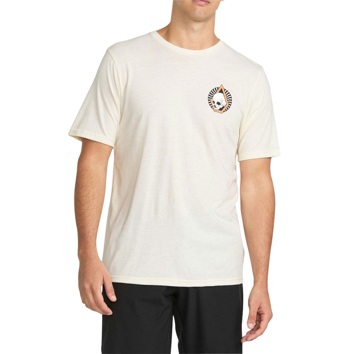Volcom Arched T-Shirt - Off White/Heather image 4