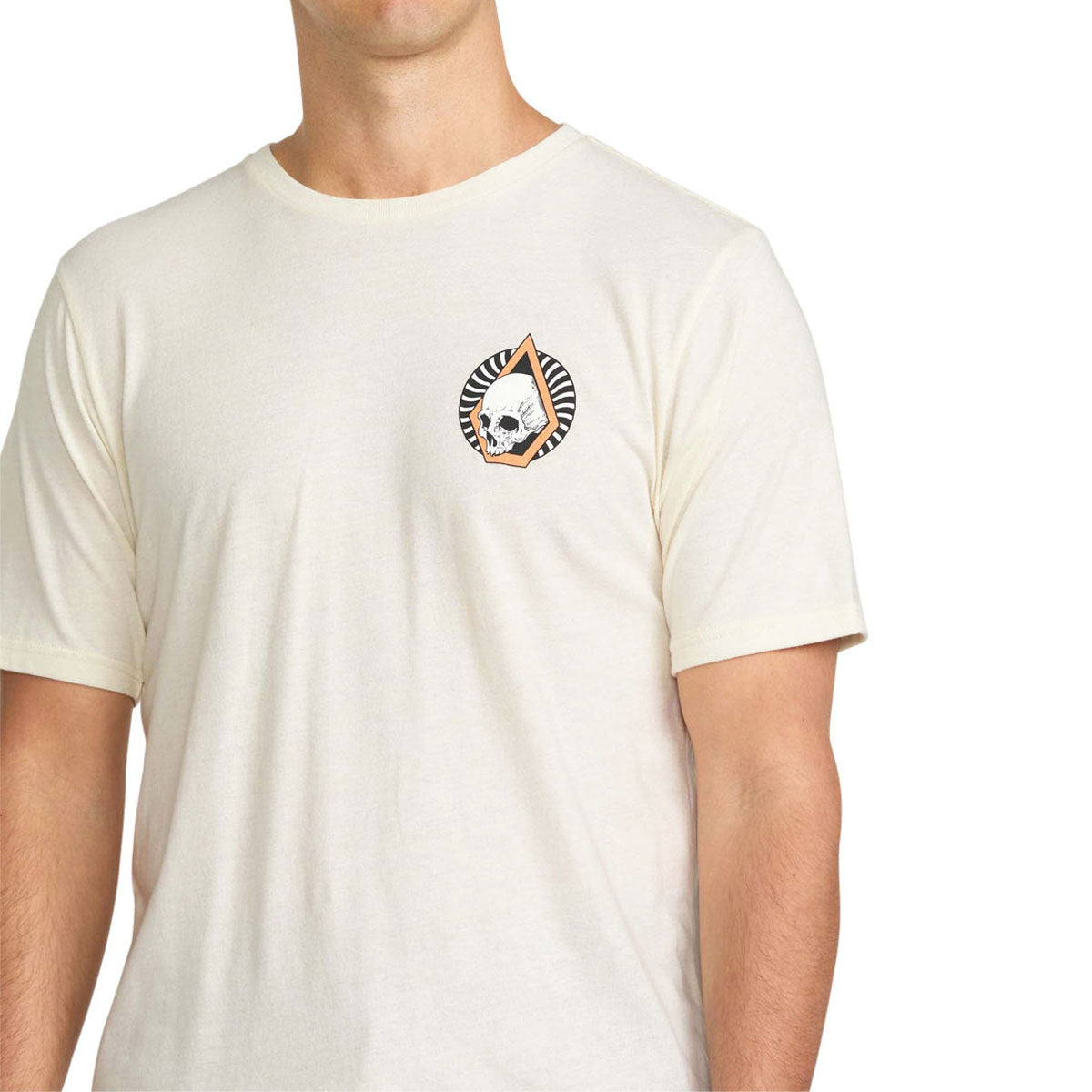 Volcom Arched T-Shirt - Off White/Heather image 5