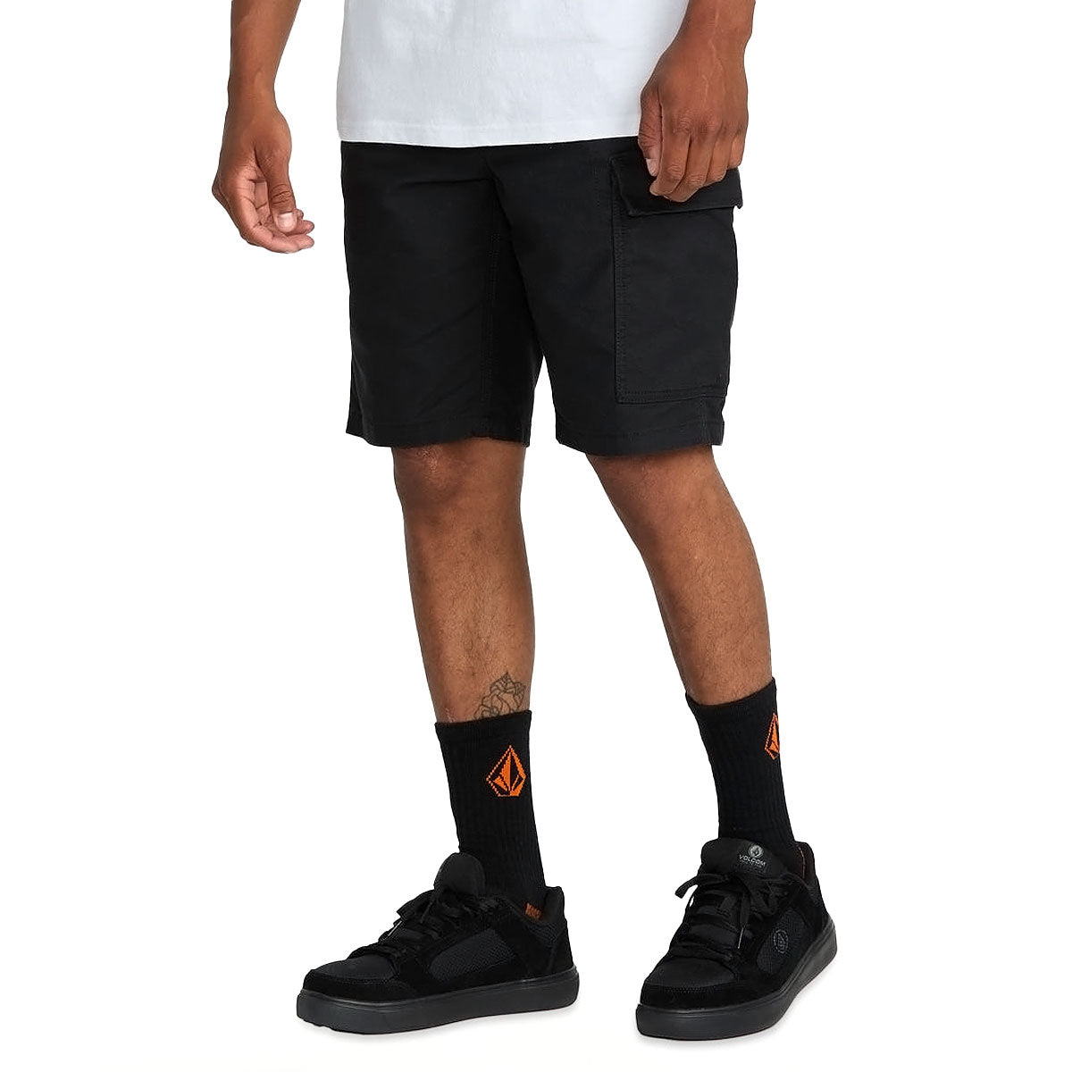Volcom Caliper II Relaxed Work Shorts - Black image 6