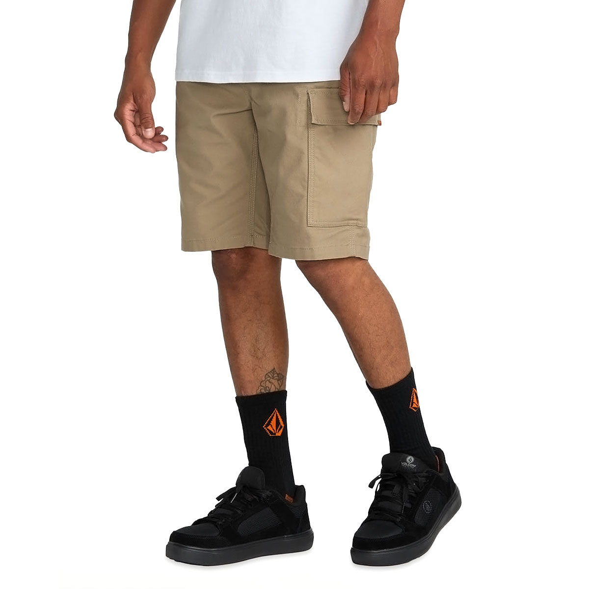 Volcom Caliper II Relaxed Work Shorts - Brindle image 6