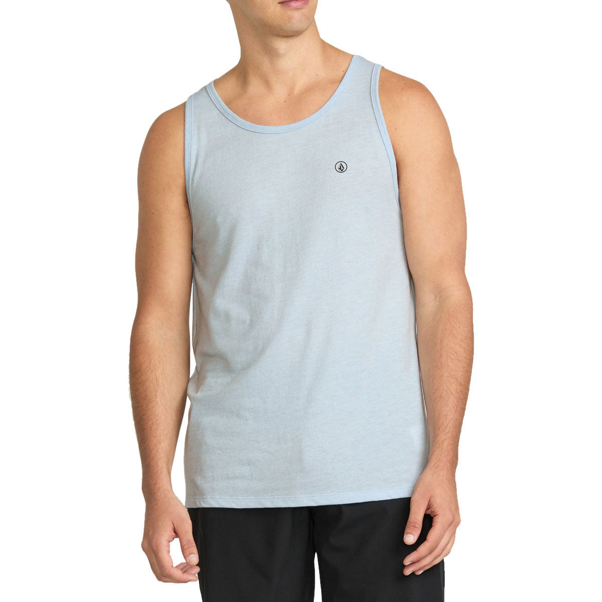 Volcom Solid Heather Tank Top - Carolina Blue image 2