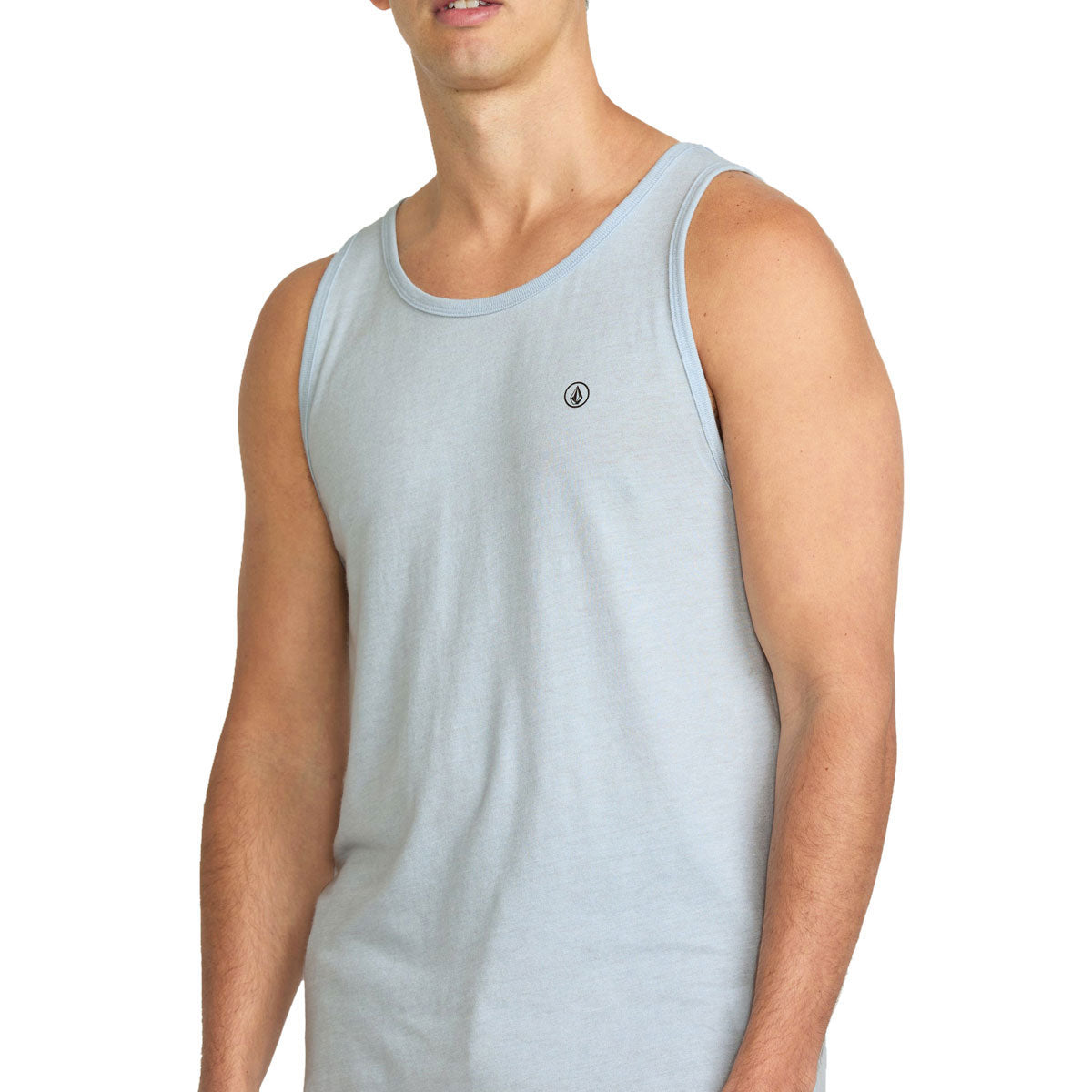 Volcom Solid Heather Tank Top - Carolina Blue image 4