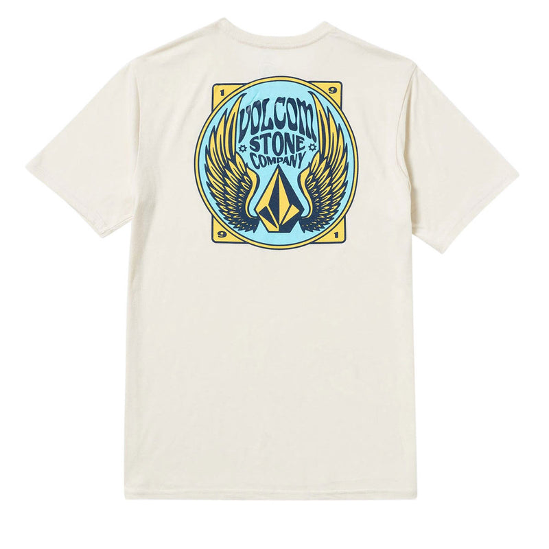 Volcom Dactyl T-Shirt - Off White/Heather