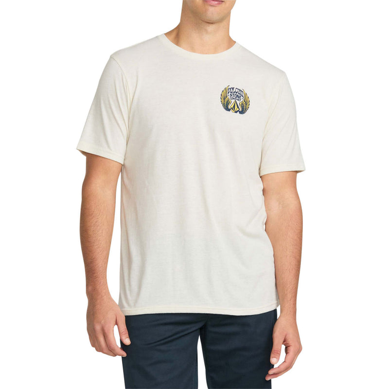 Volcom Dactyl T-Shirt - Off White/Heather