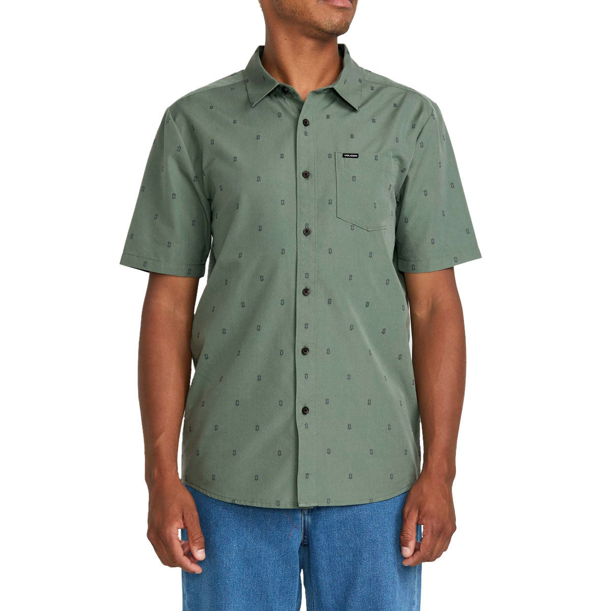 Volcom Bankstone Shirt - Light Olive image 1