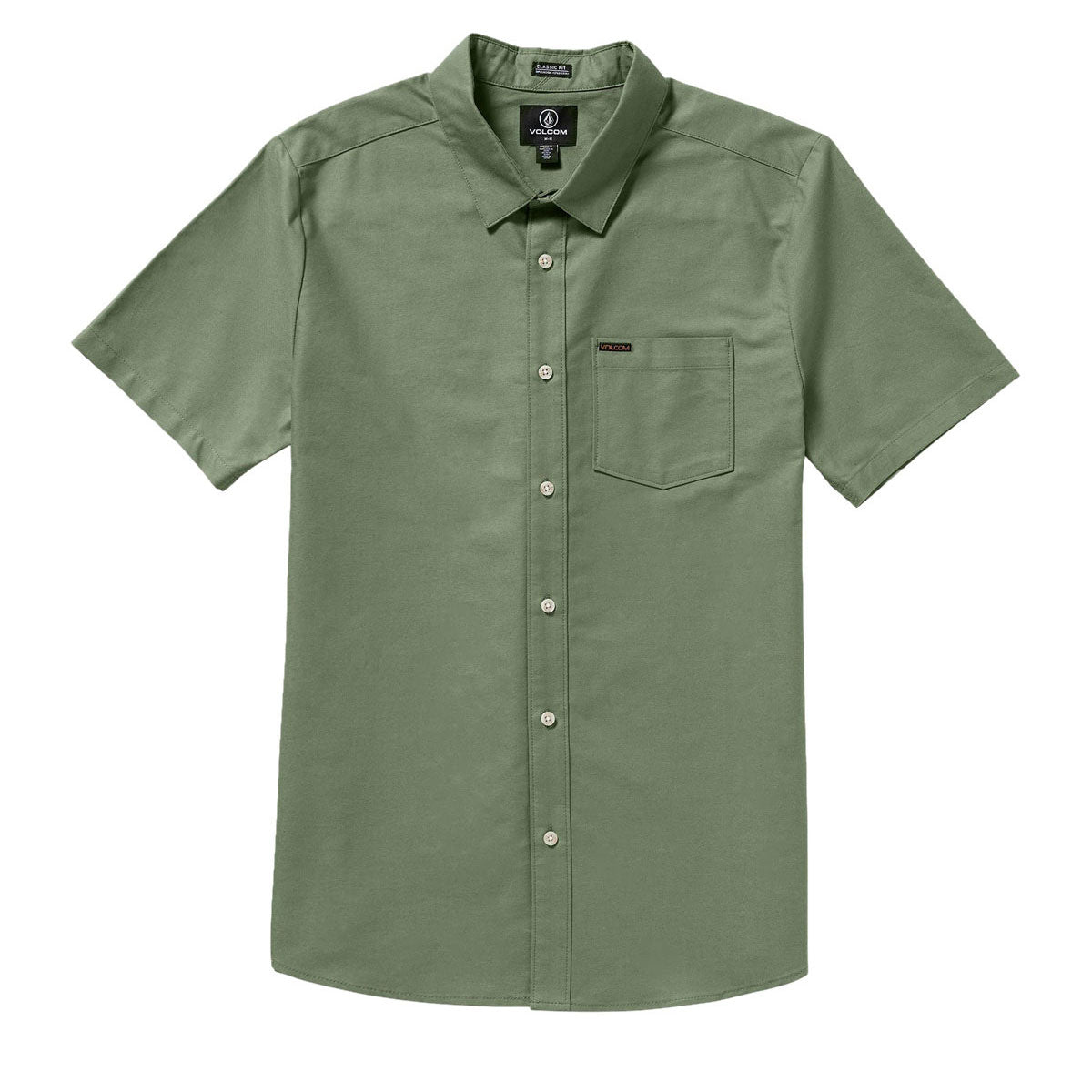 Volcom Veeco Oxford Shirt - Light Olive image 4