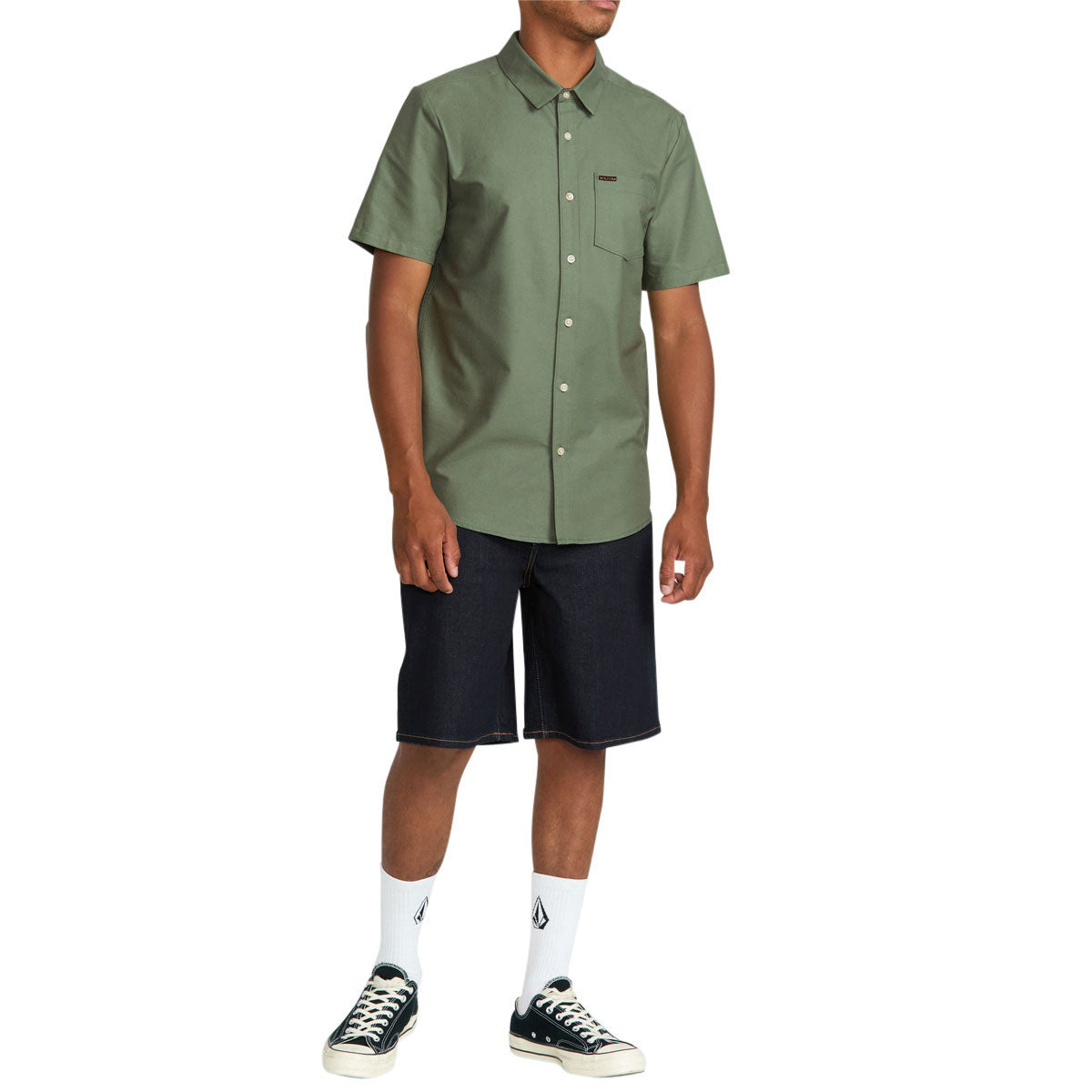 Volcom Veeco Oxford Shirt - Light Olive image 6
