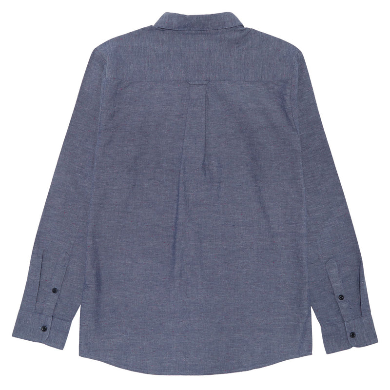 Volcom Date Knight Long Sleeve Shirt - Blue Wash