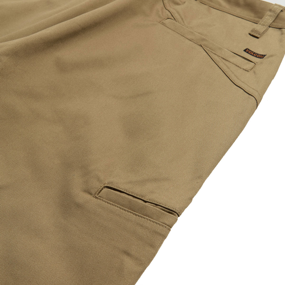 Volcom Frickin Chino Pants - Dark Khaki image 5