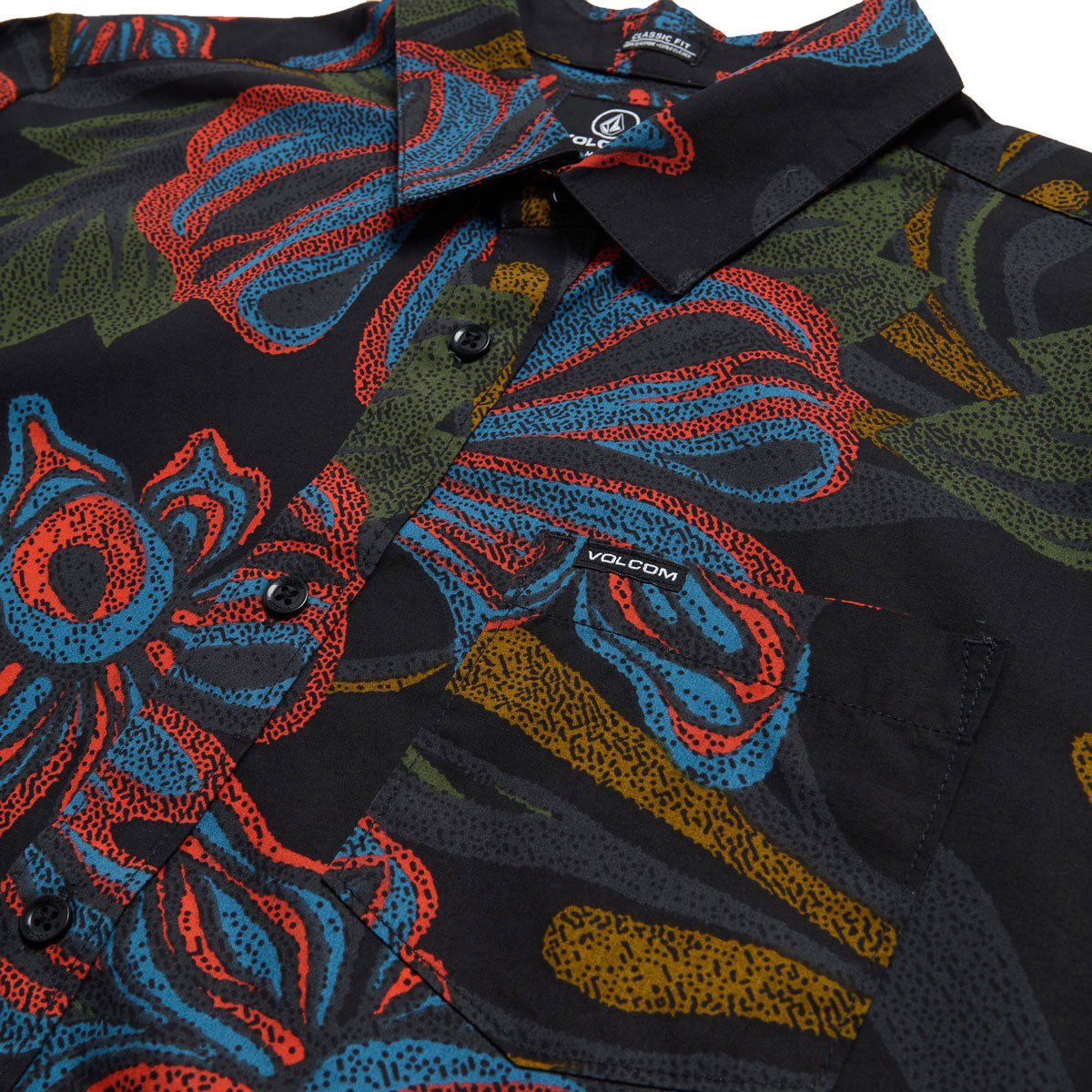 Volcom Rendezvous Floral Shirt - Black Print image 3