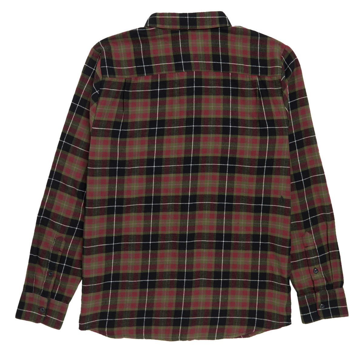 Volcom Caden Plaid Long Sleeve Shirt - Black 2025 image 2