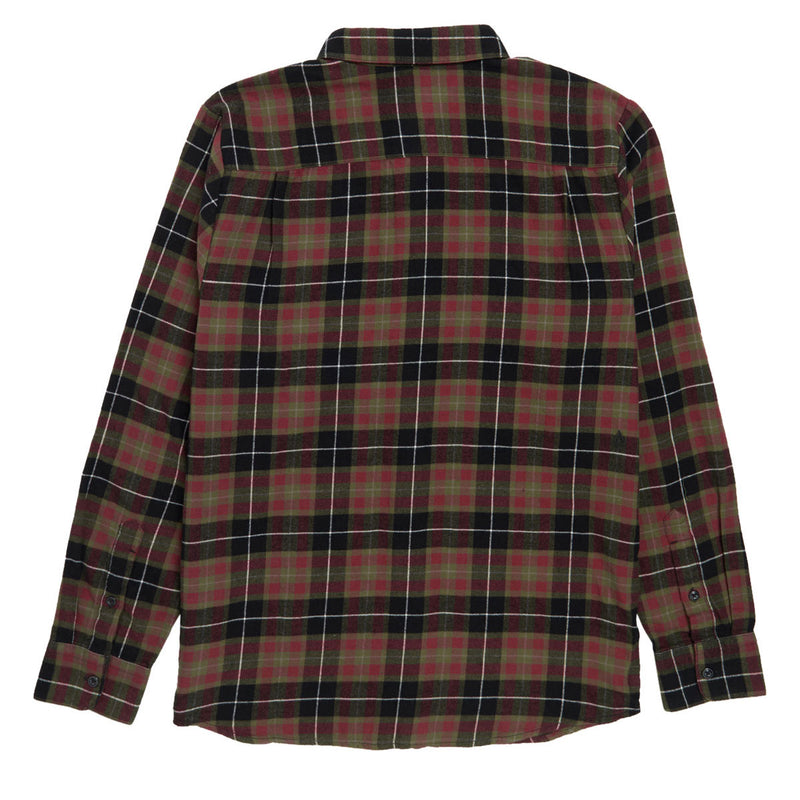Volcom Caden Plaid Long Sleeve Shirt - Black 2025