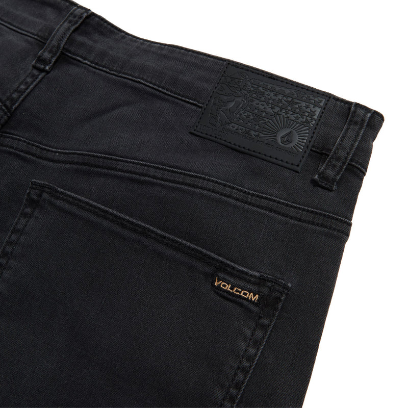 Volcom Fivedown Denim Jeans - Fade To Black