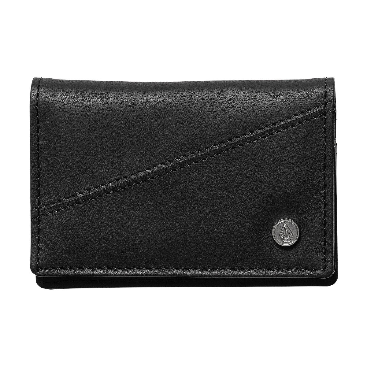 Volcom Straight Up Cardholder Wallet - Black image 1