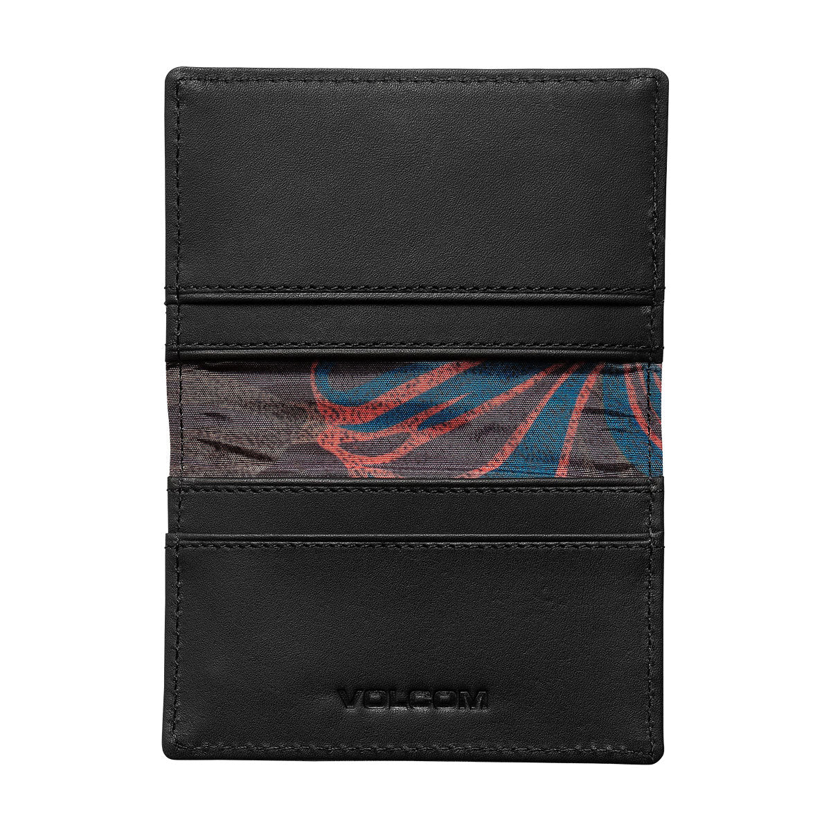 Volcom Straight Up Cardholder Wallet - Black image 2
