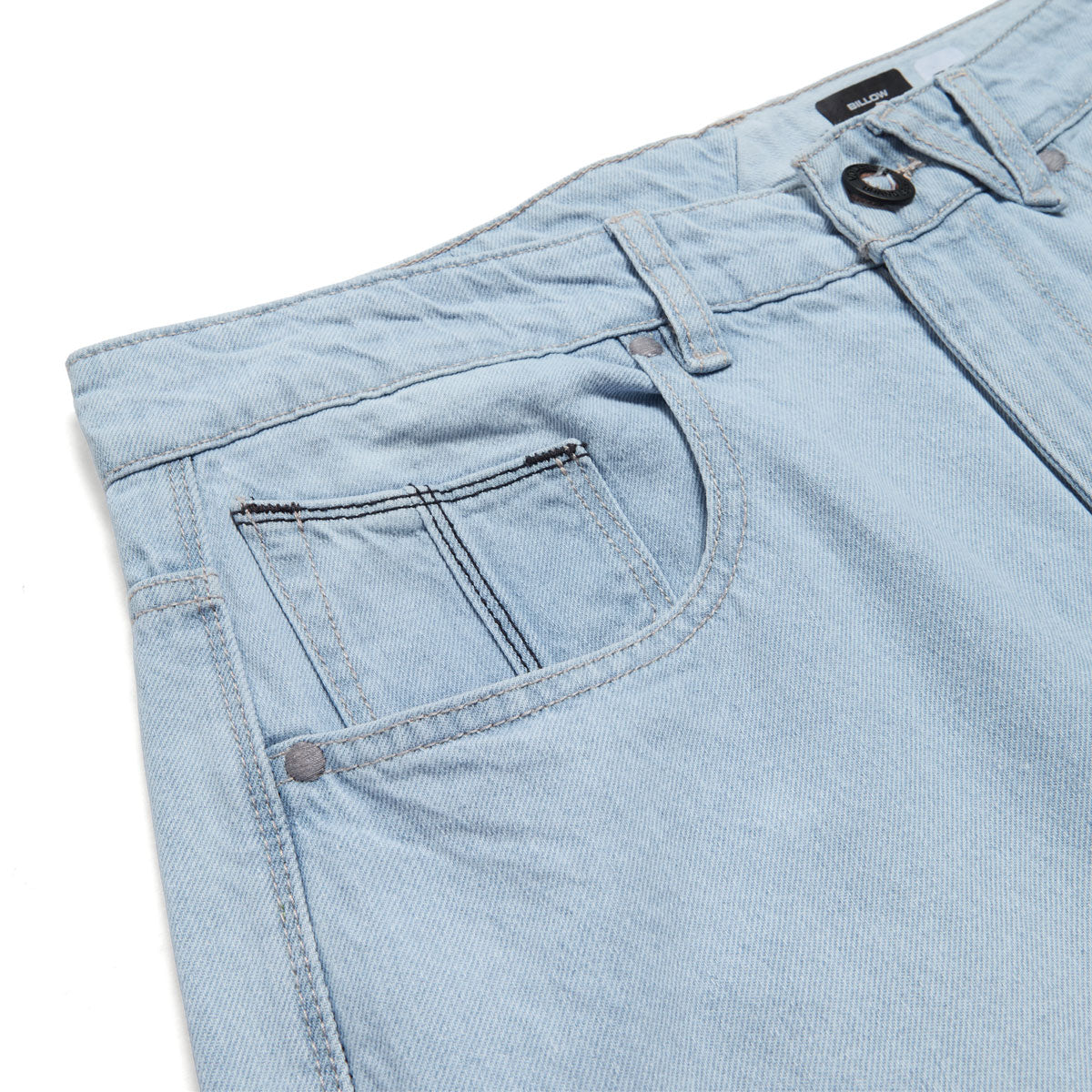 Volcom Billow Denim Pants - Blue Fog image 3