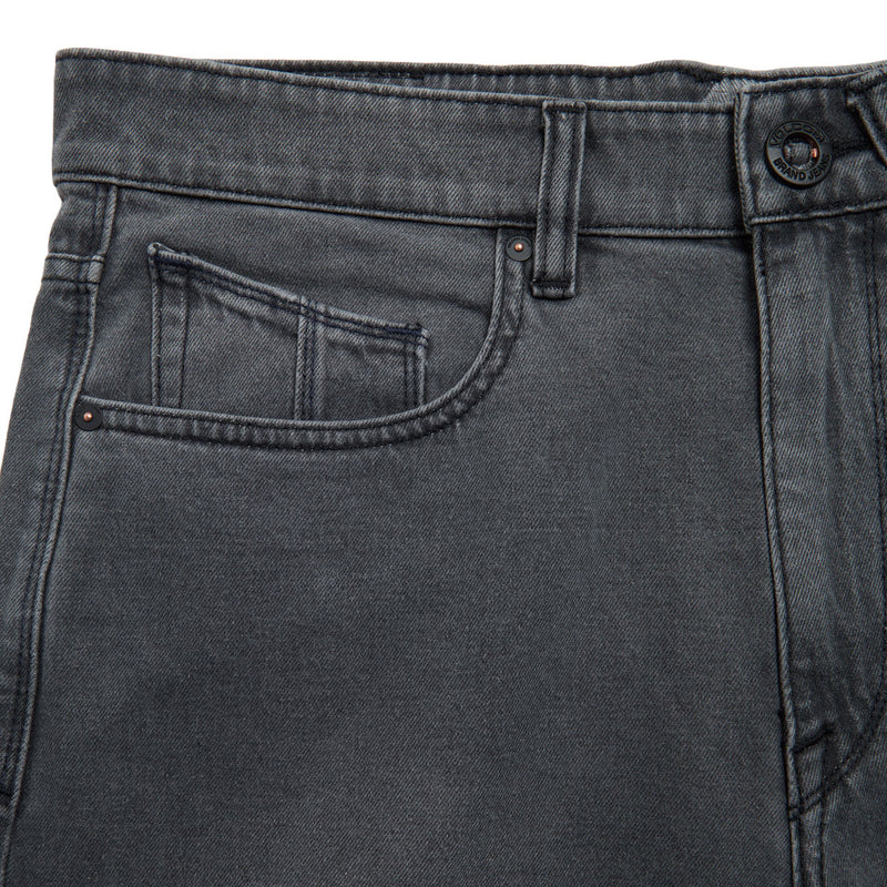 Volcom Billow Denim Short 22 Shorts - Concrete