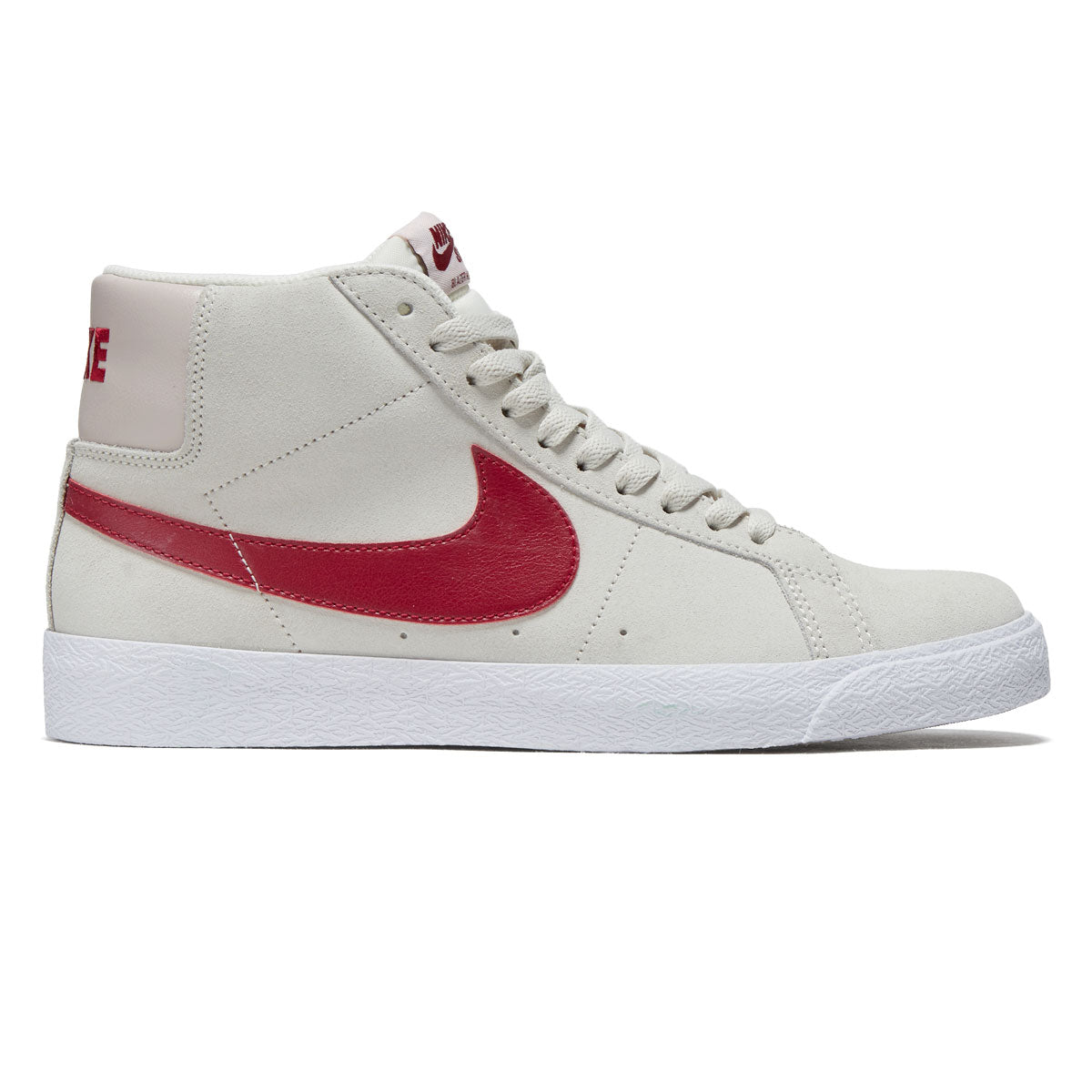Nike SB Zoom Blazer Mid Shoes - Pale Ivory/Noble Red/Silt Red/White image 1