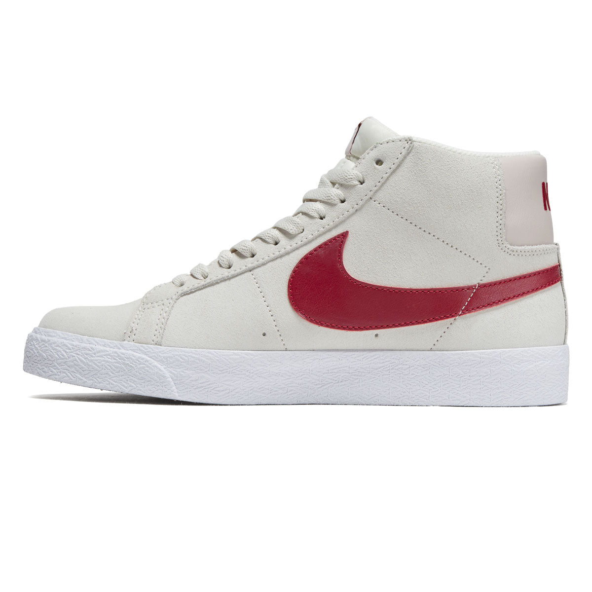 Nike SB Zoom Blazer Mid Shoes - Pale Ivory/Noble Red/Silt Red/White image 2