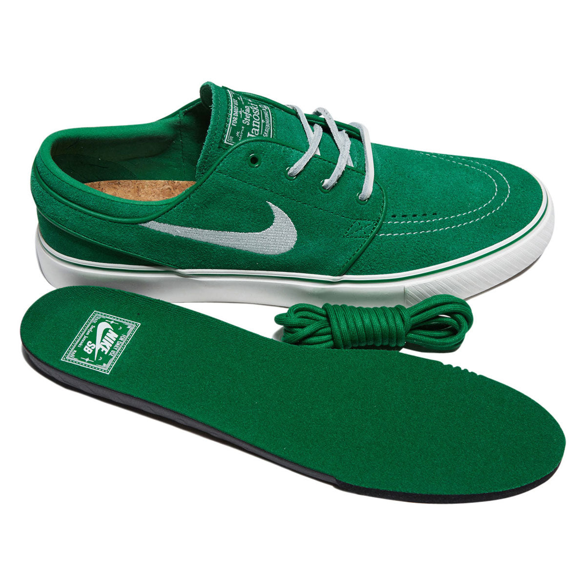 Nike SB Zoom Janoski OG+ Shoes - Pine Green/Sail image 5