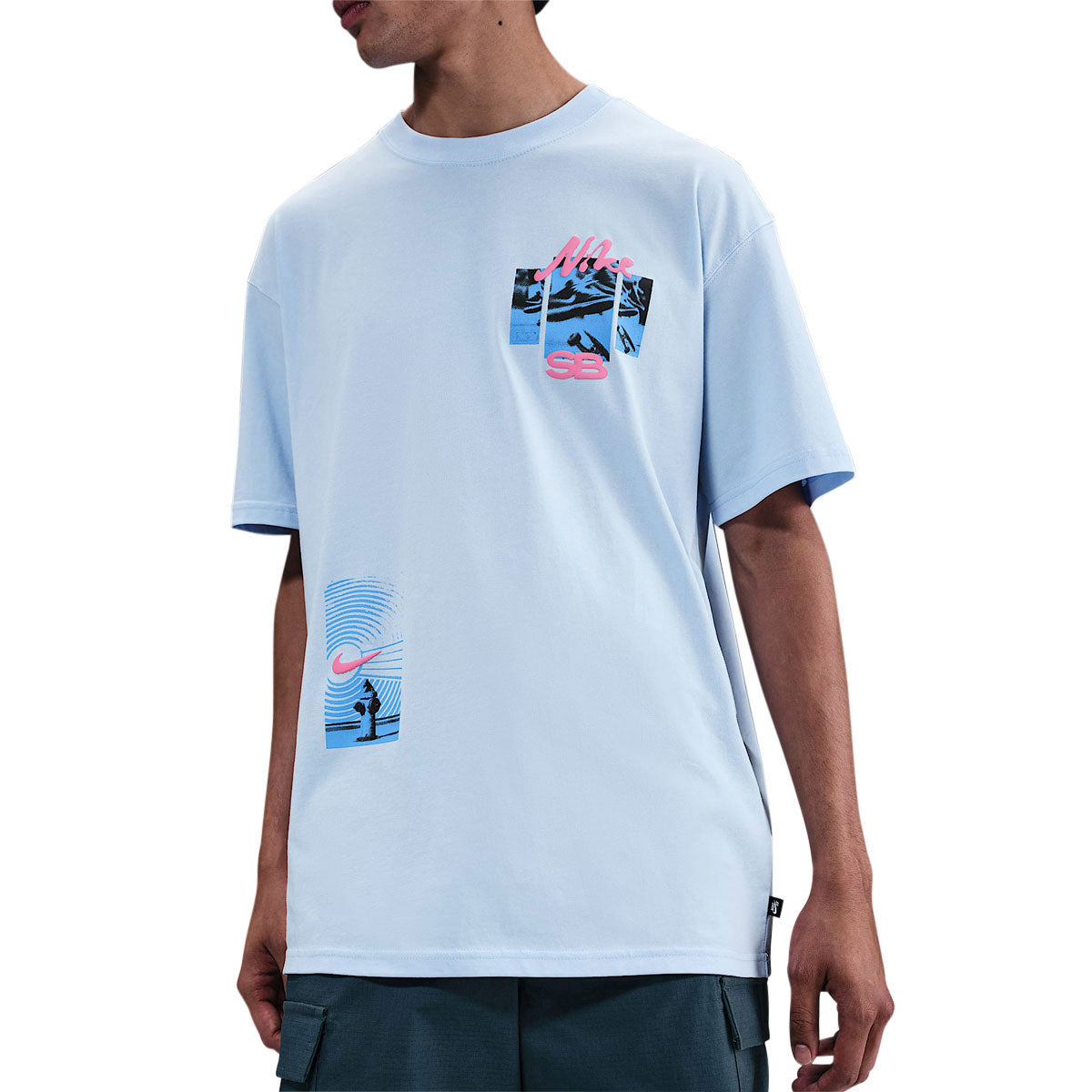 Nike SB M90 Photo T-Shirt - Celestine Blue image 2