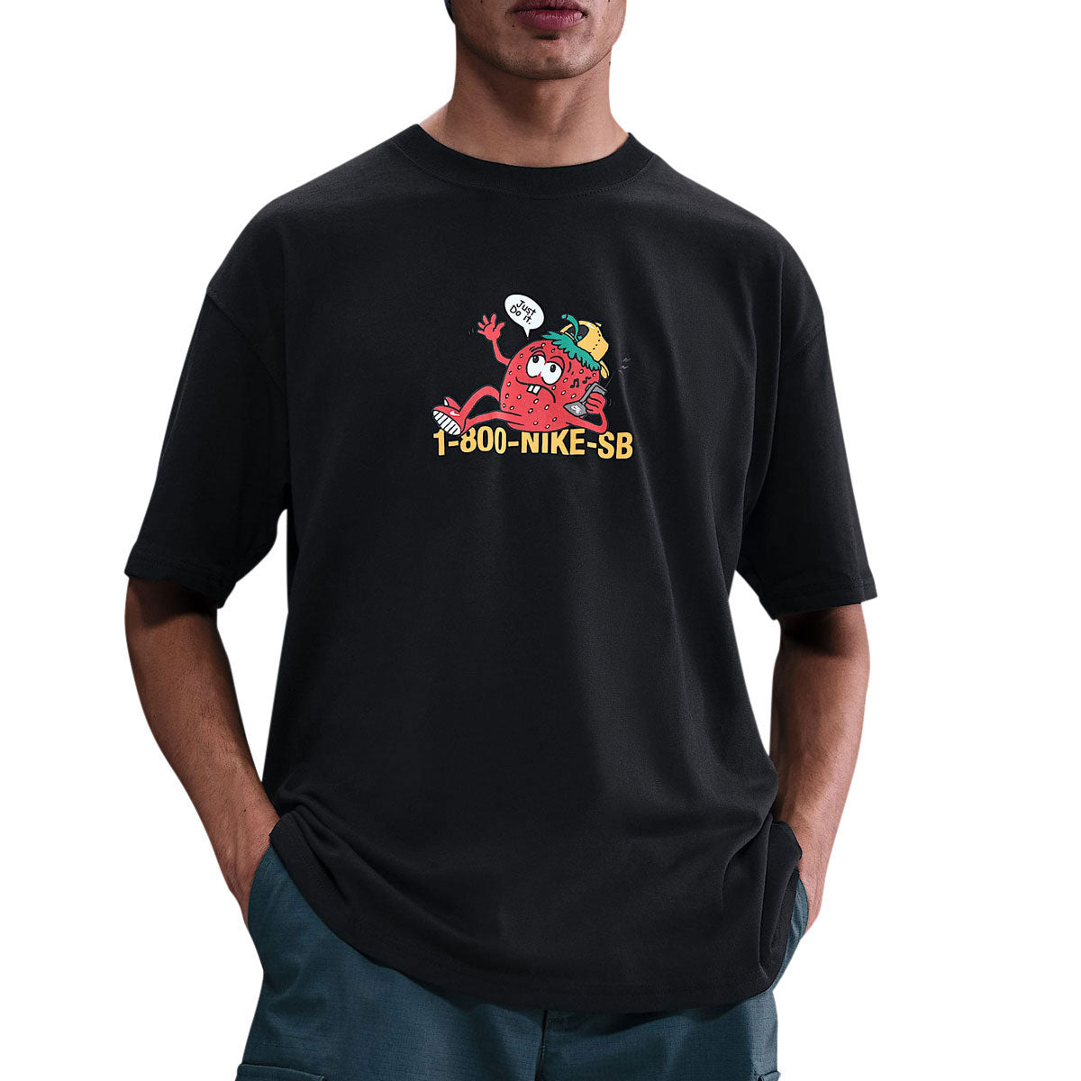 Nike SB M90 Flip Phone T-Shirt - Black image 2
