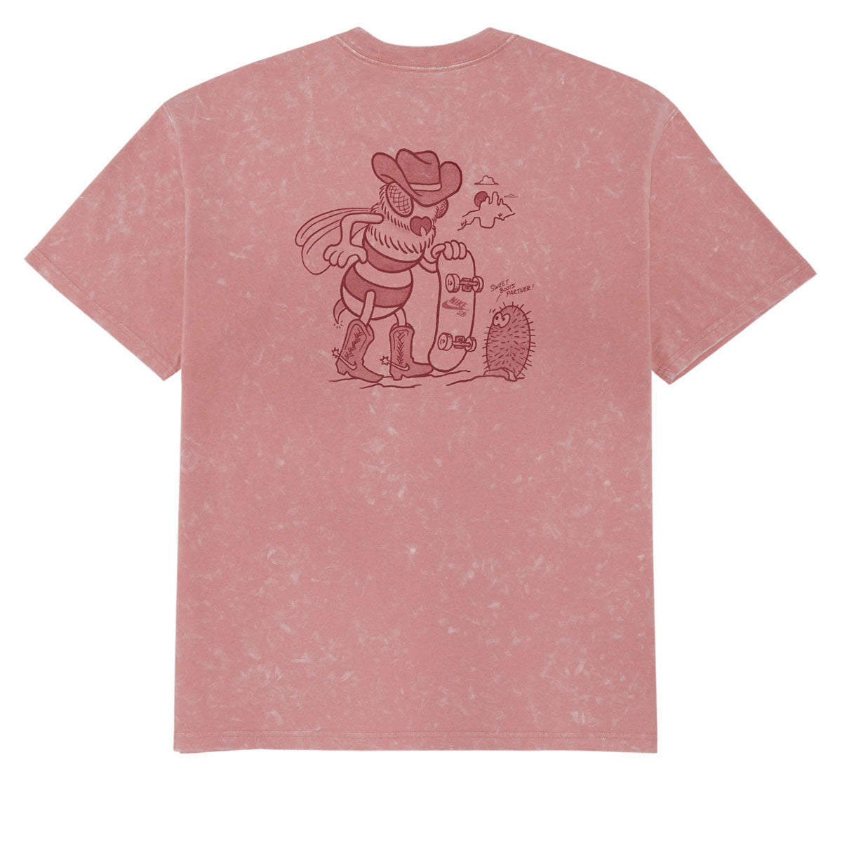 Nike SB M90 Western Bee T-Shirt - Red Stardust image 1