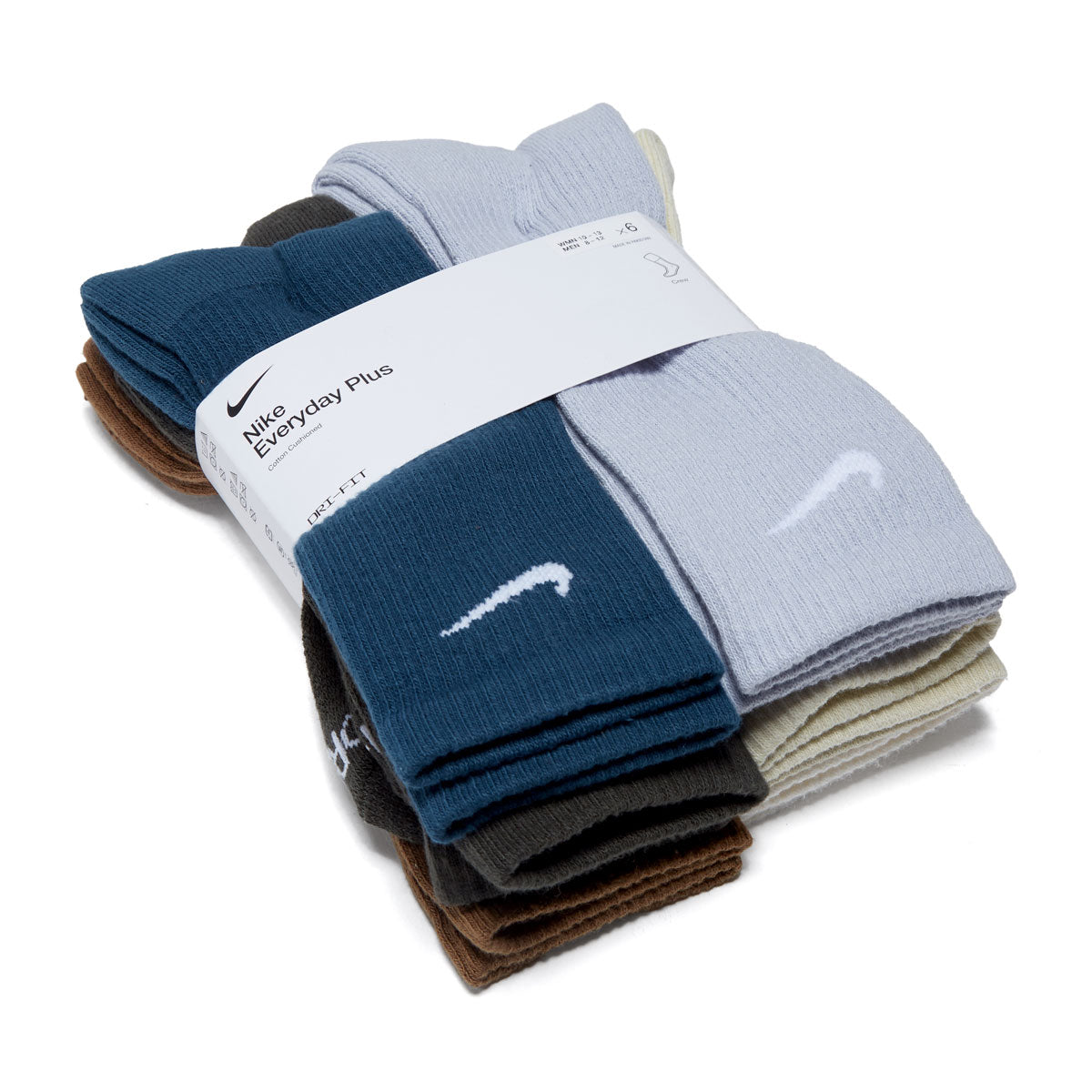 Nike Everyday Plus Cushioned 6 Pack Of Socks - Multi-Color II image 2