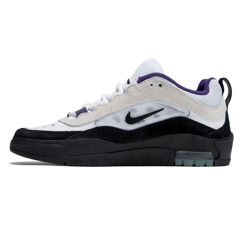 Nike SB Air Max Ishod Shoes - White/Black/Court Purple/Black