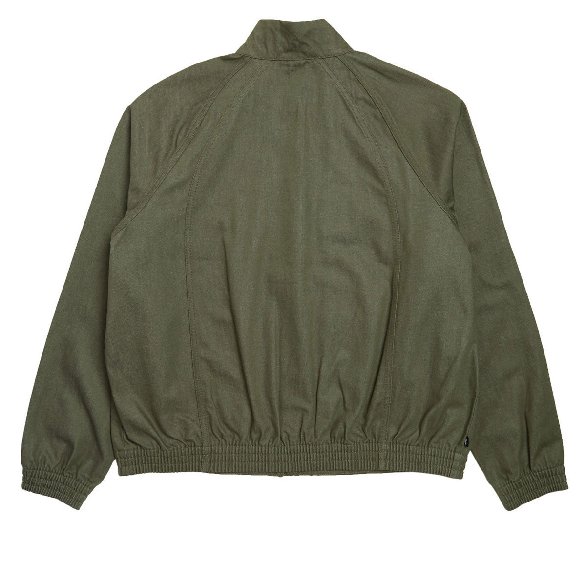 Nike SB Denim Zip Up Track Jacket - Medium Olive/White image 5