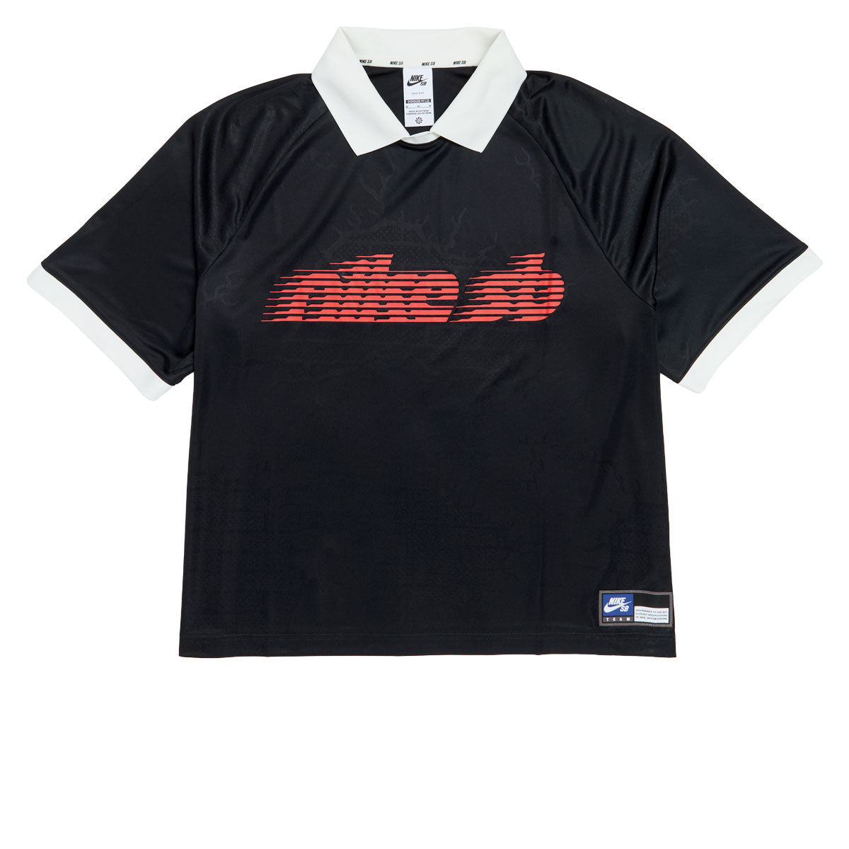 Nike SB Dri-Fit Jacquard Jersey - Black/Sail image 1
