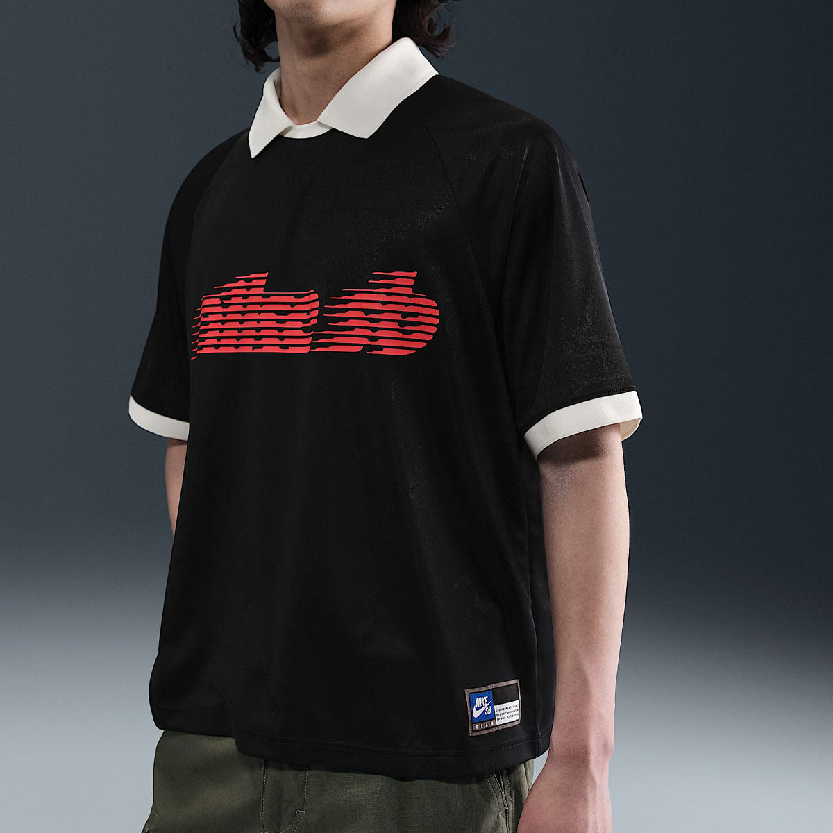 Nike SB Dri-Fit Jacquard Jersey - Black/Sail image 2