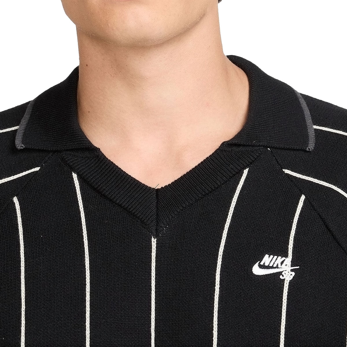 Nike SB Referee Polo Shirt - Black/Sail/Black image 3