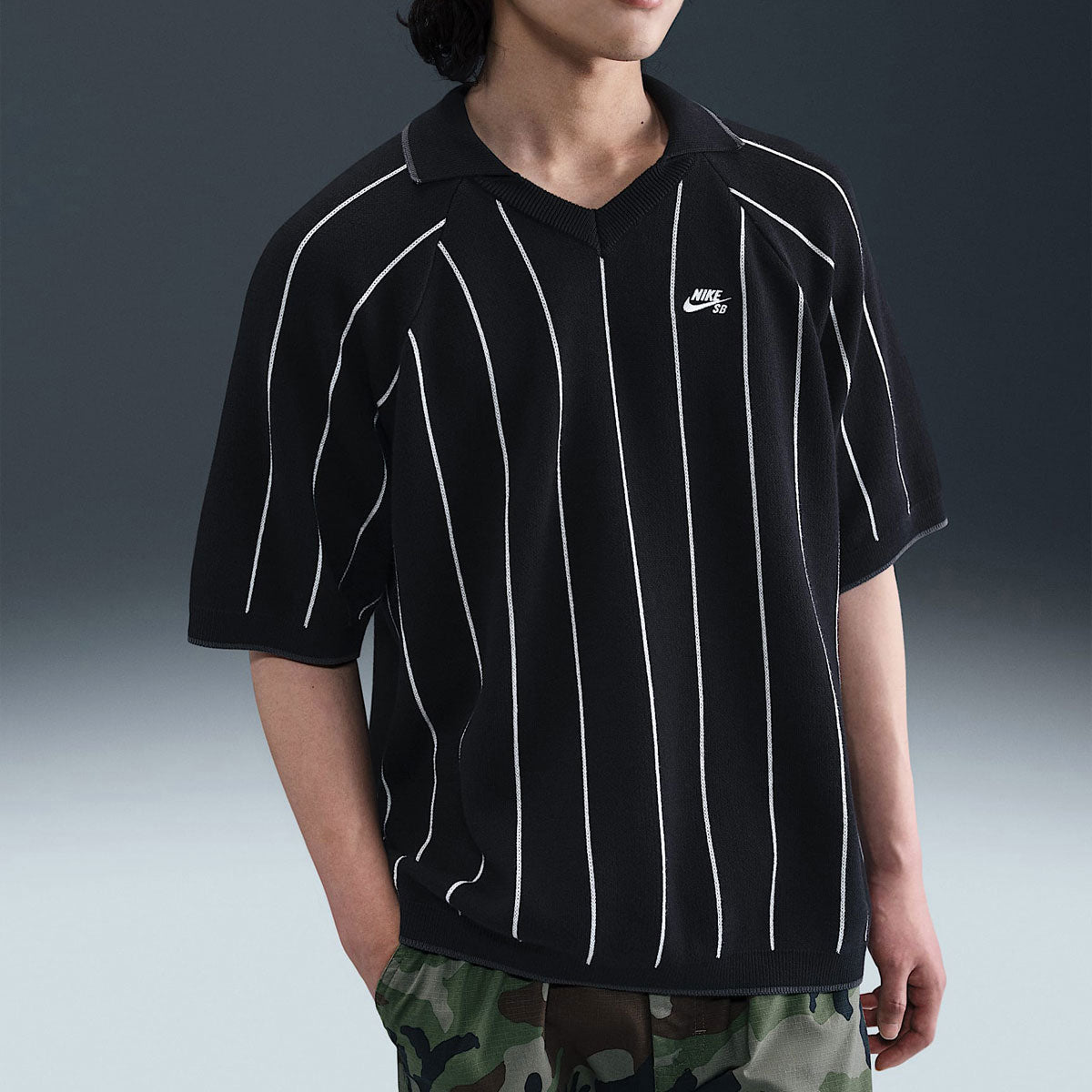 Nike SB Referee Polo Shirt - Black/Sail/Black image 4