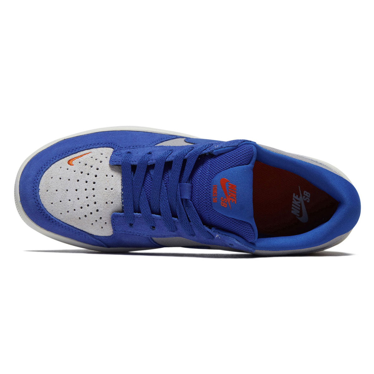 Nike SB Force 58 Shoes - College Grey/Racer Blue/Light Orewood Brown image 3