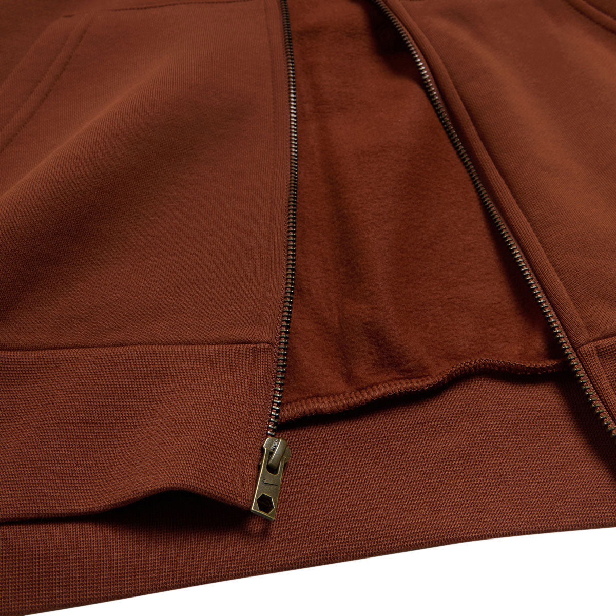 Nike SB New Logo Zip Hoodie - Cinnamon/White image 3