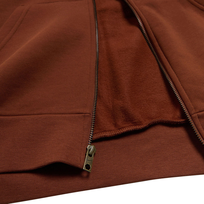 Nike SB New Logo Zip Hoodie - Cinnamon/White