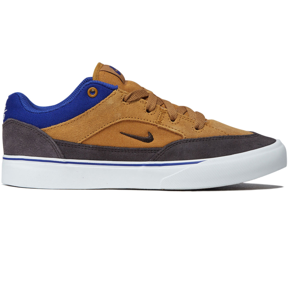 Nike SB Youth Malor Shoes - Wheat/Velvet Brown/Deep Night image 1