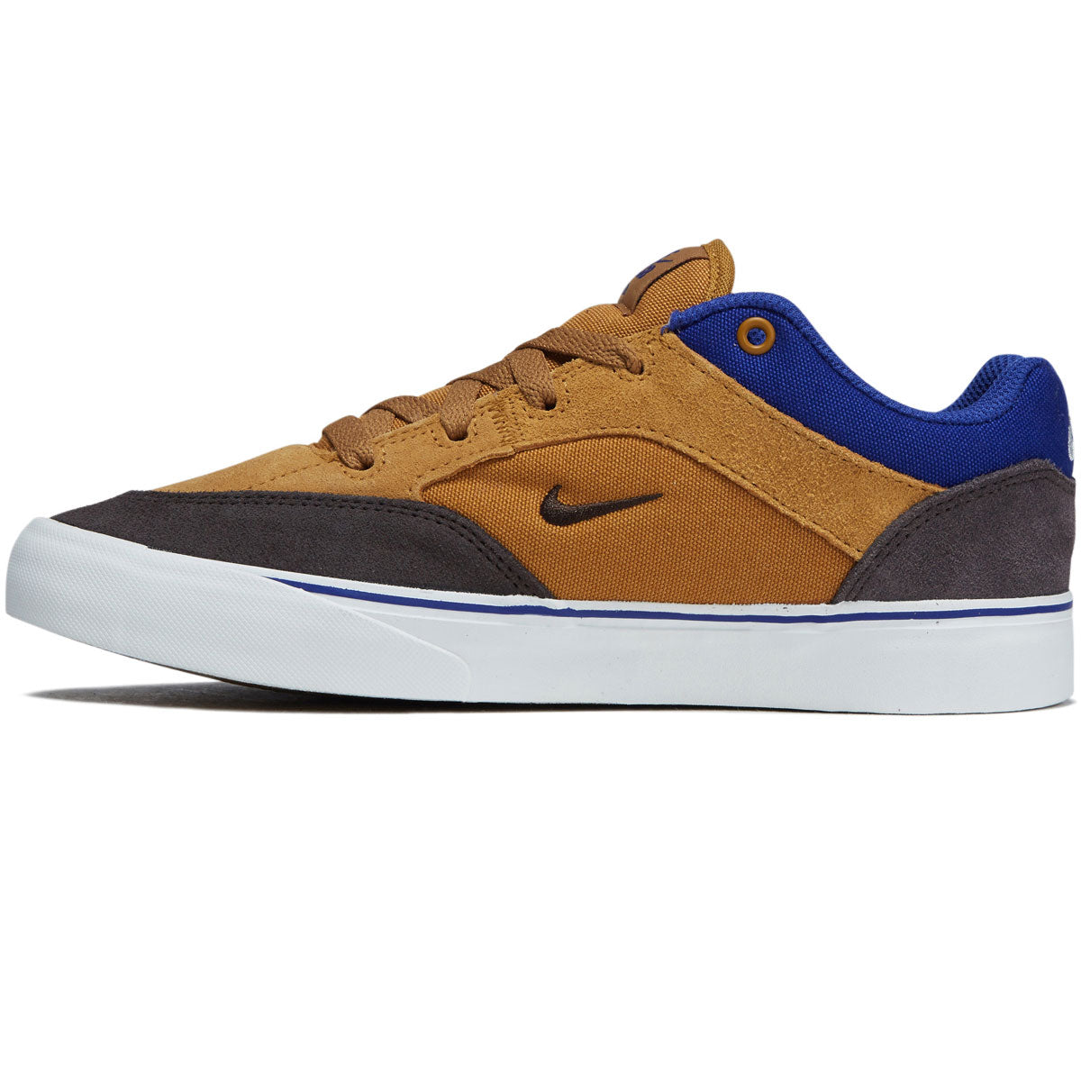 Nike SB Youth Malor Shoes - Wheat/Velvet Brown/Deep Night image 2