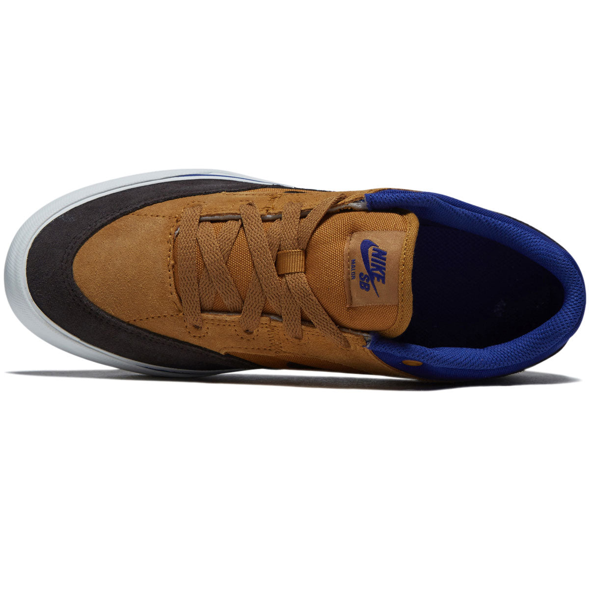 Nike SB Youth Malor Shoes - Wheat/Velvet Brown/Deep Night image 3