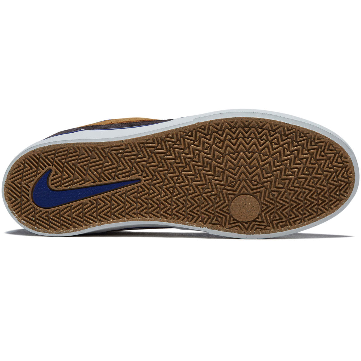 Nike SB Youth Malor Shoes - Wheat/Velvet Brown/Deep Night image 4