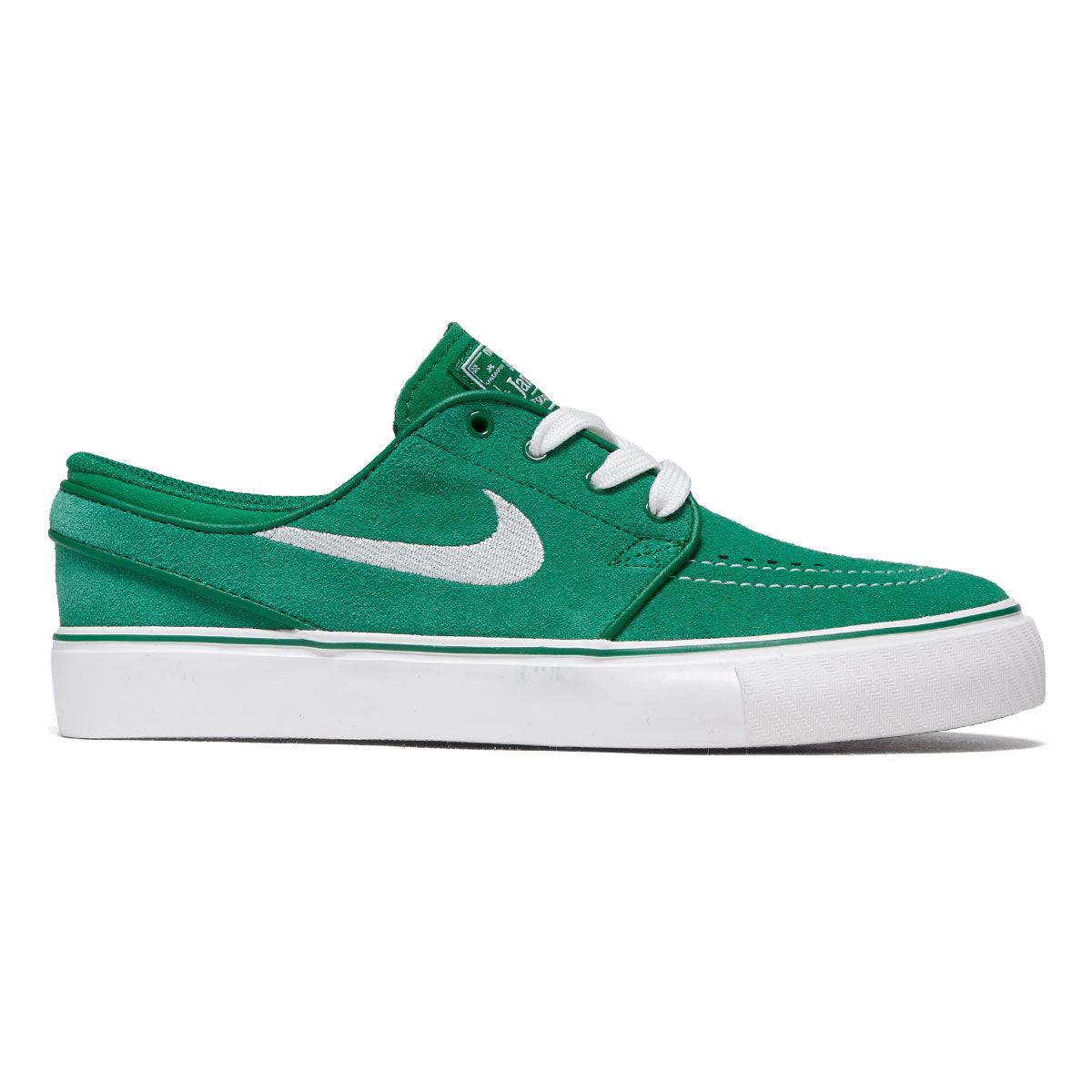 Nike SB Youth Stefan Janoski Shoes - Pine Green/Sail image 1