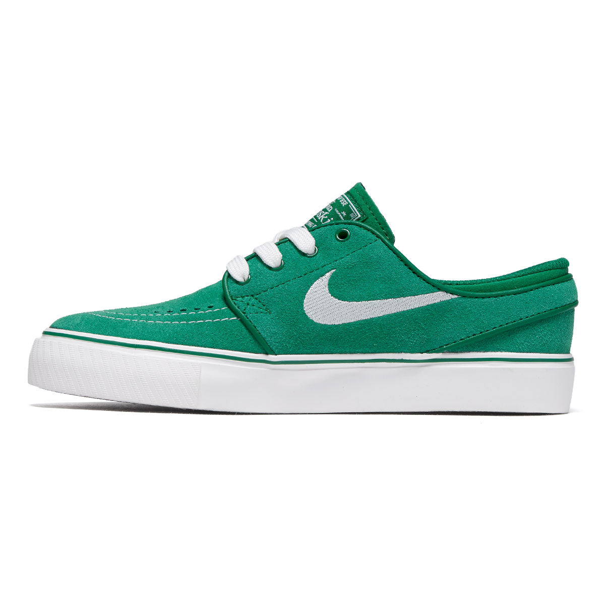 Nike SB Youth Stefan Janoski Shoes - Pine Green/Sail image 2