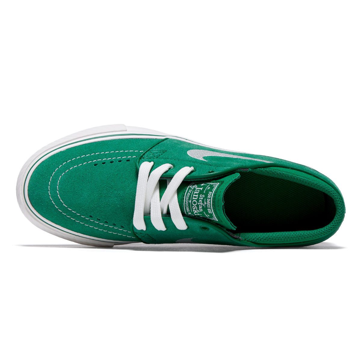 Nike SB Youth Stefan Janoski Shoes - Pine Green/Sail image 3