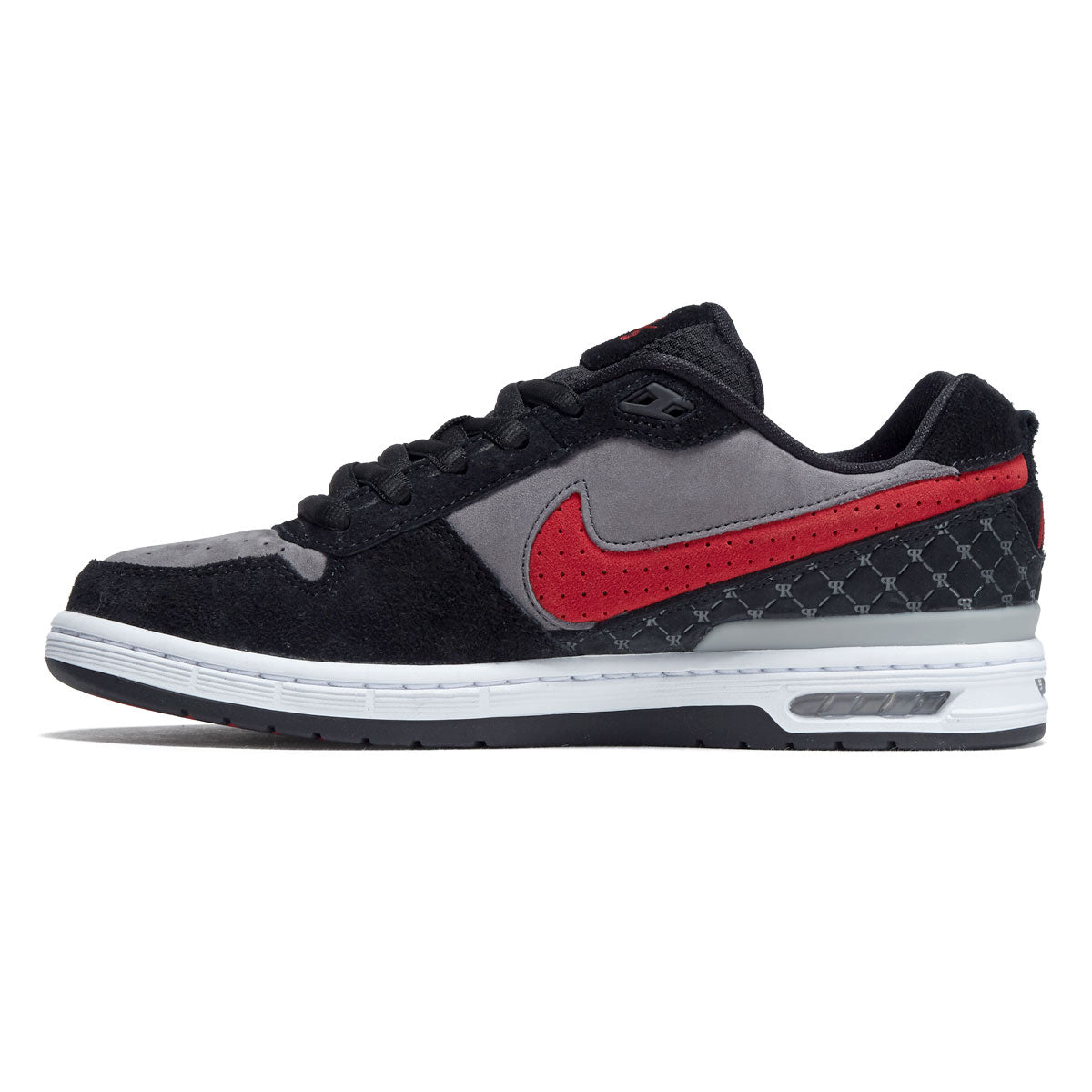 Nike SB Zoom Air Paul Rodriguez Shoes - Black/Varsity Red/Flint Grey/Black image 2
