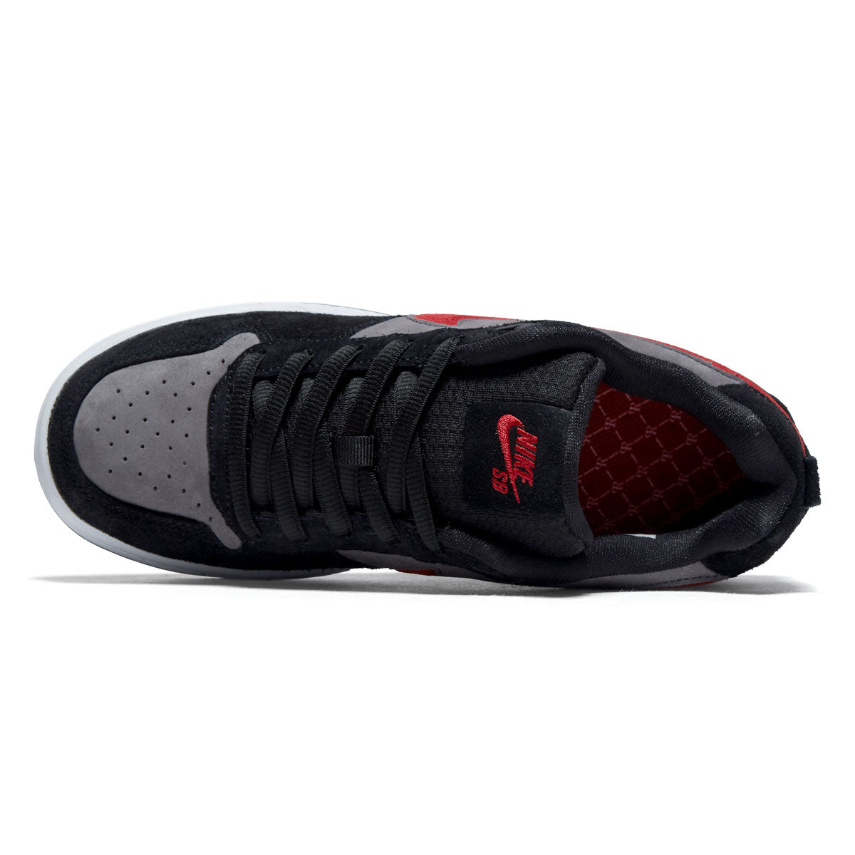 Nike SB Zoom Air Paul Rodriguez Shoes - Black/Varsity Red/Flint Grey/Black image 3