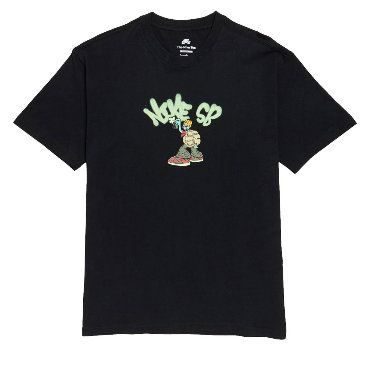 Nike SB M90 Spray Turtle T-Shirt - Black image 1