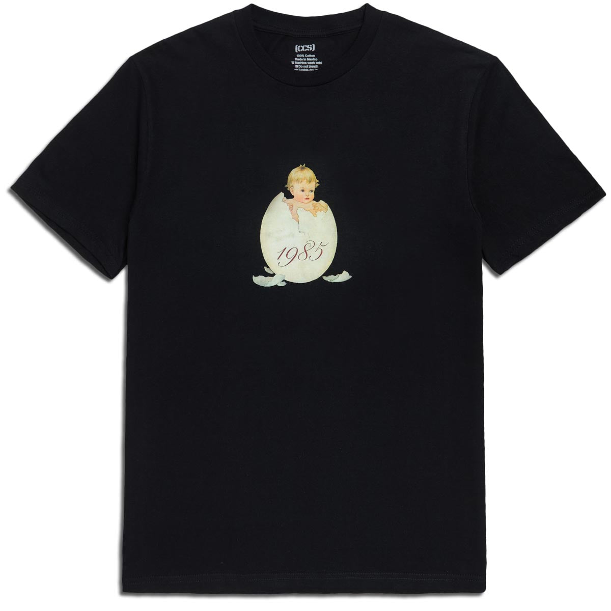 CCS 1985 Egg T-Shirt - Black image 1