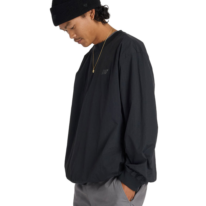 New Balance Numeric Woven Crew Sweatshirt - Black