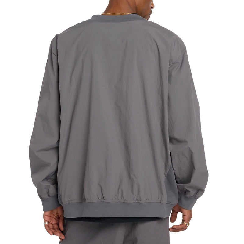 New Balance Numeric Woven Crew Sweatshirt - Castlerock